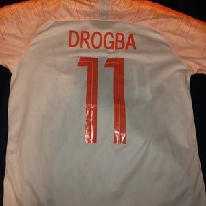 Didier Drogba Nike Ivory Coast soccer jersey mens